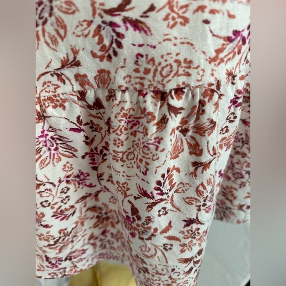 Isabel Maternity by Ingrid & Isabel Red and White Flutter Sleeve Sundress (745) - Picture 9 of 14